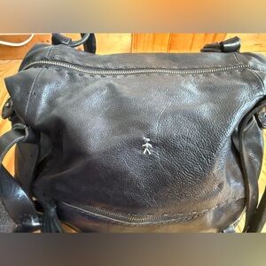 Black Leather Crossbody Bag High quality leather everyday bag